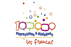 logo opération 100 000 expressions animée par les Francas
