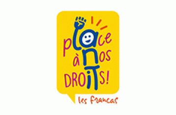 Logo de l'opération Place à nos droits organisée par les Francas
